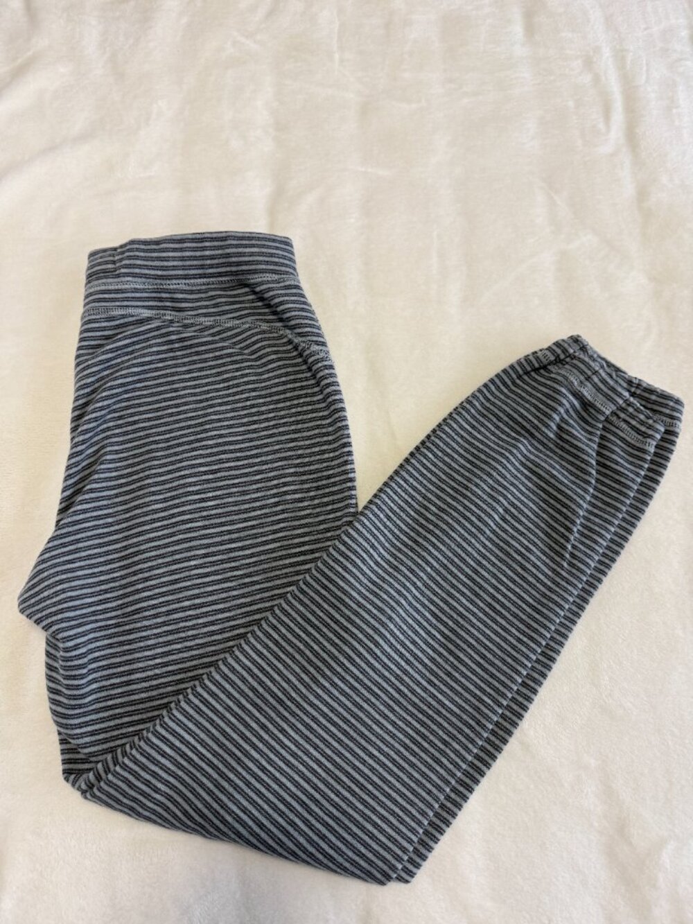 Abercrombie & Fitch Gray Striped Lounge Jogger Pants Women's Small - Picture 3 of 11